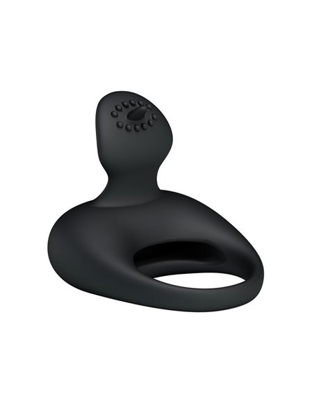Pretty Love Anillo Vibrador Tonguo Negro