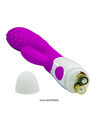 Vibrador Arthur con Movimiento Finger Púrpura