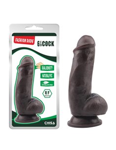 Dildo Dual Density Fashion Dude 17.5 x 4.9 cm Marron