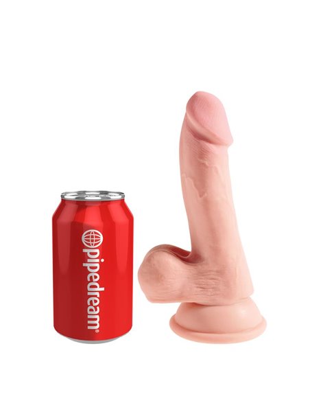 Dildo Triple Densidad con Testículos 6.5