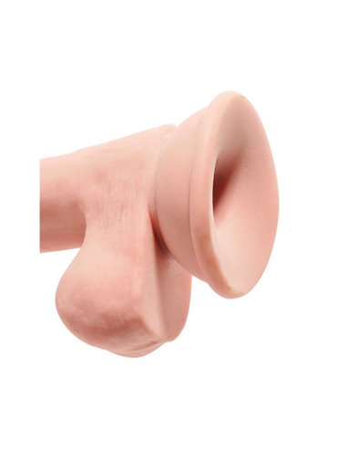 Dildo Triple Densidad con Testículos 6.5