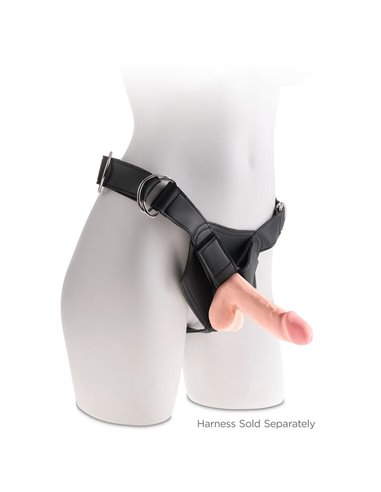Dildo Triple Densidad con Testículos 6.5