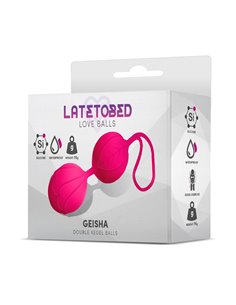 Geisha Bolas Kegel Doble Rose Red 70 gr 2