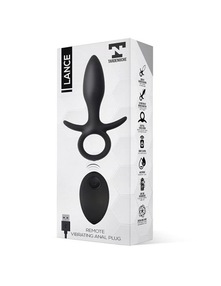 Lance Plug Anal Control Remoto Silicona Liquida USB