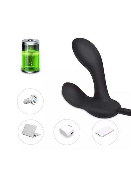 Brett Masajeador Prostático Control Remoto USB Silicona Líquida