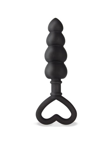 Cuore Plug Anal Silicona Negro