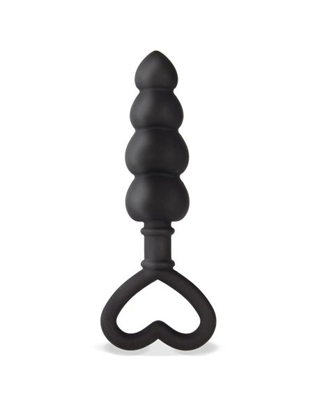 Cuore Plug Anal Silicona Negro