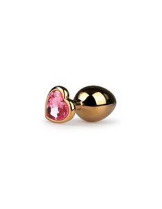 Plug Anal de Aluminio No. 7 - Oro/Rosa