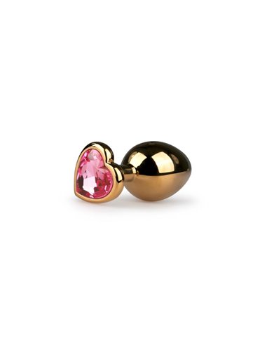 Plug Anal de Aluminio No. 7 - Oro/Rosa