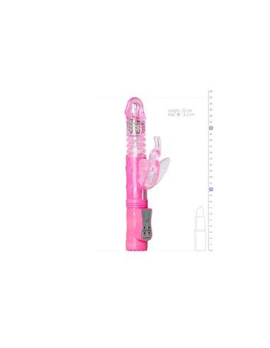 Vibrador de Conejito - Mariposa Rosa