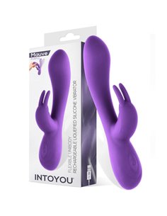 Mauve Vibrador Unibody Silicona Líquida USB Púrpura