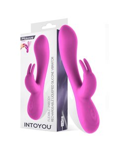 Mauve Vibrador Unibody Silicona Líquida USB Rosa