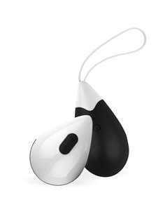 Huevo Vibrador Control Remoto USB Silicona Negro 2