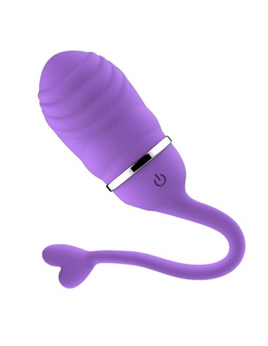 Huevo Vibrador Control Remoto Odise USB Silicona Púrpura