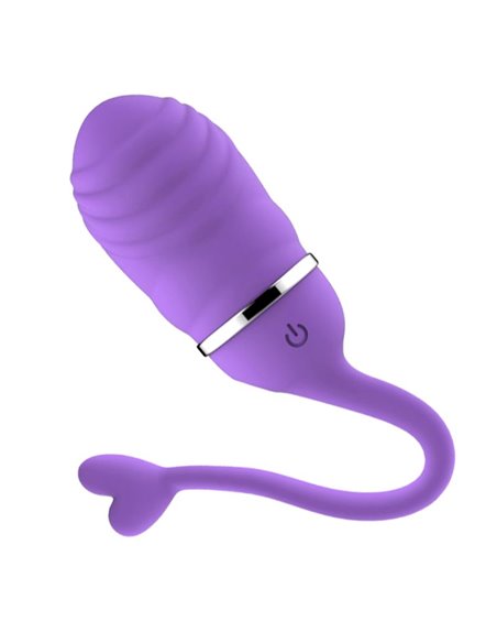 Huevo Vibrador Control Remoto Odise USB Silicona Púrpura
