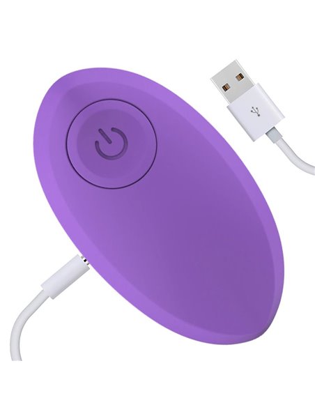 Huevo Vibrador Control Remoto Odise USB Silicona Púrpura