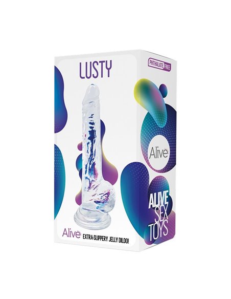 Dildo Jelly Lusty 18 cm