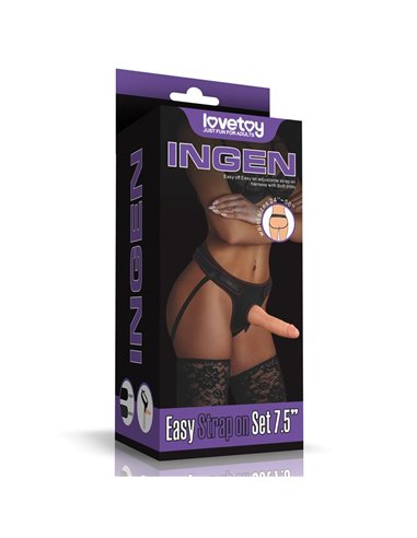 Arnés con Dildo Easy Strapon 7.5