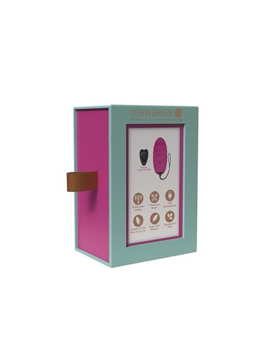 Huevo Vibrador Ocean Breeze 2.0 Control Remoto Rosa