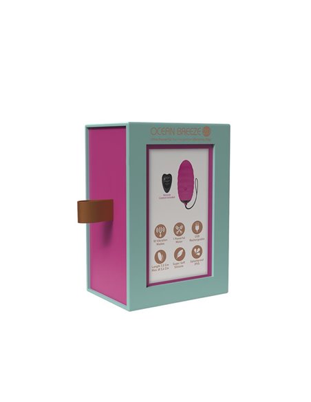 Huevo Vibrador Ocean Breeze 2.0 Control Remoto Rosa