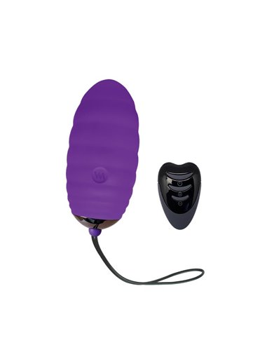 Huevo Vibrador Ocean Breeze 2.0 con Control Remoto Púrpura