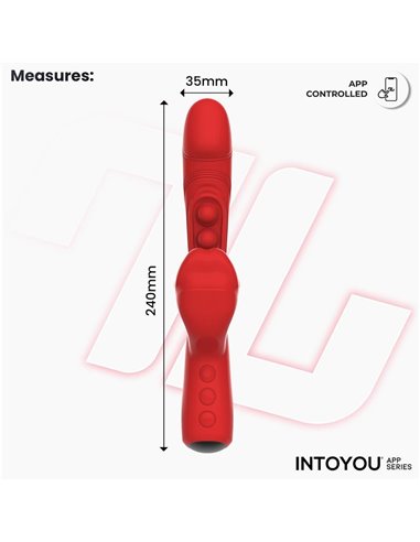 Trixy Vibrador con Tapping y Biting con App