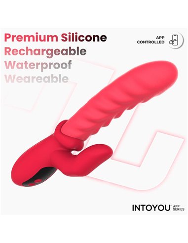 Tingly Vibrador con Finger y Movimiento Waving con APP