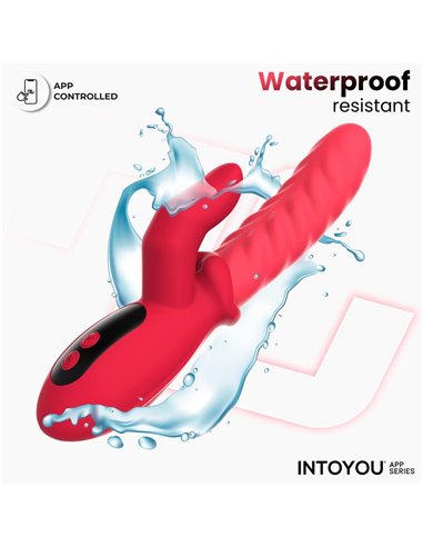 Tingly Vibrador con Finger y Movimiento Waving con APP
