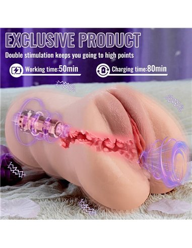 Sora Vagina y Ano con Thrusting, Vibracion y APP 1.54 kg