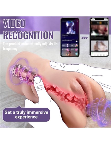 Sora Vagina y Ano con Thrusting, Vibracion y APP 1.54 kg