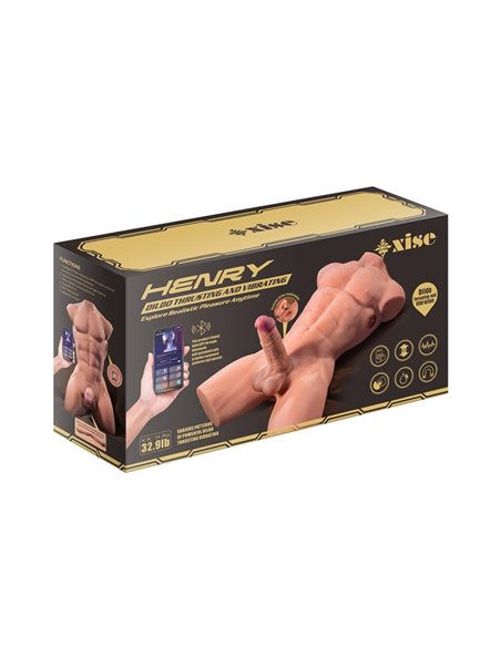 Henry Torso con Dildo Desmontable, Thrusting y APP 15,7 kg