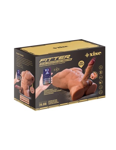 Fitter Torso con Dildo Desmontable, Thrusting y APP 11.6 kg