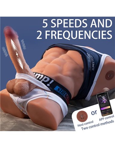 Fitter Torso con Dildo Desmontable, Thrusting y APP 11.6 kg