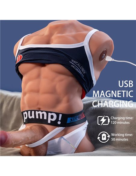 Fitter Torso con Dildo Desmontable, Thrusting y APP 11.6 kg