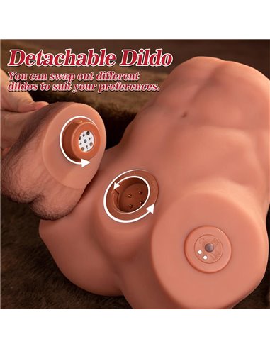 Jonah Semi Toris con Dildo Desmontable, Thrusting y APP 3.48 kg
