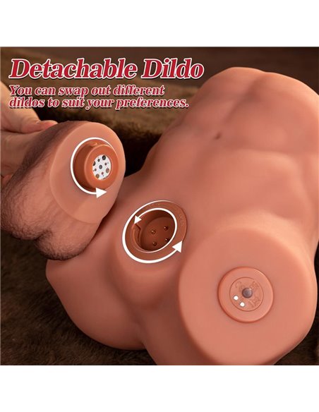 Jonah Semi Toris con Dildo Desmontable, Thrusting y APP 3.48 kg