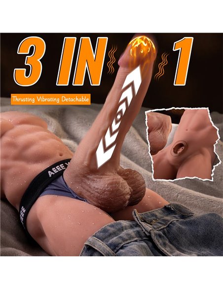 Ely Torso con Dildo Desmontable, Thrusting y APP 4.1 kg