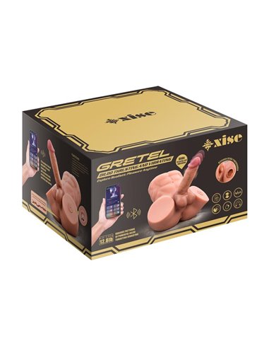 Gretel Semi Torso con Dildo Desmontable, Thrusting y APP 6 kg