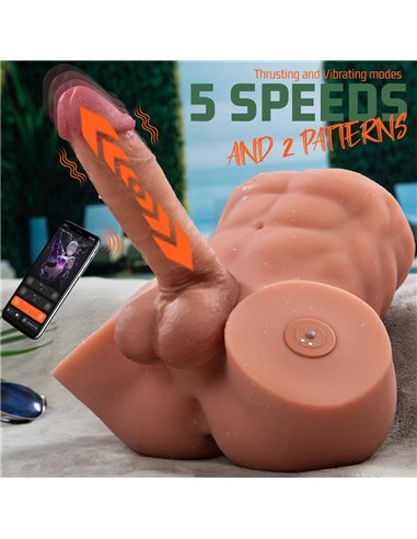 Gretel Semi Torso con Dildo Desmontable, Thrusting y APP 6 kg
