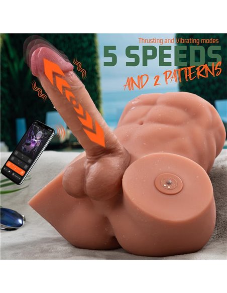Gretel Semi Torso con Dildo Desmontable, Thrusting y APP 6 kg