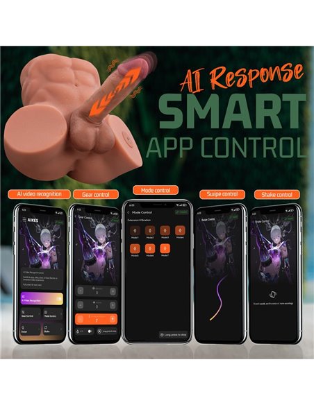 Gretel Semi Torso con Dildo Desmontable, Thrusting y APP 6 kg
