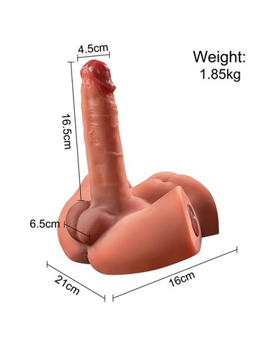 Zoe Semi Torso con Vibración y Thrusting 1.3 kg