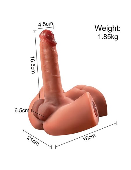 Zoe Semi Torso con Vibración y Thrusting 1.3 kg
