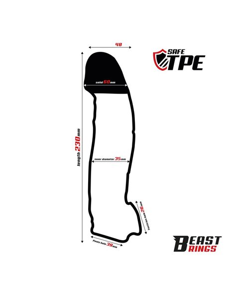 Funda para el Pene 23 cm
