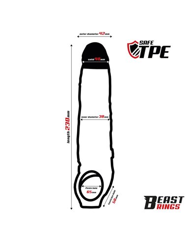 Funda para el Pene 23 cm