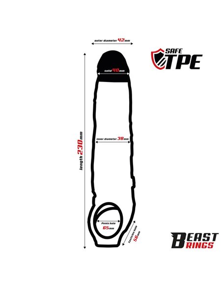 Funda para el Pene 23 cm