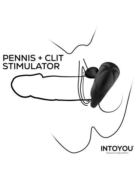 Torus Anillo Vibrador con Bola Clitoriana con Control Remoto USB