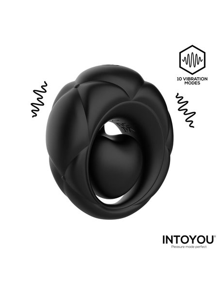 Torus Anillo Vibrador con Bola Clitoriana con Control Remoto USB