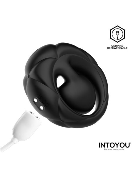 Torus Anillo Vibrador con Bola Clitoriana con Control Remoto USB