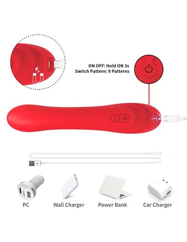 Vibrador con Tickler Punto G